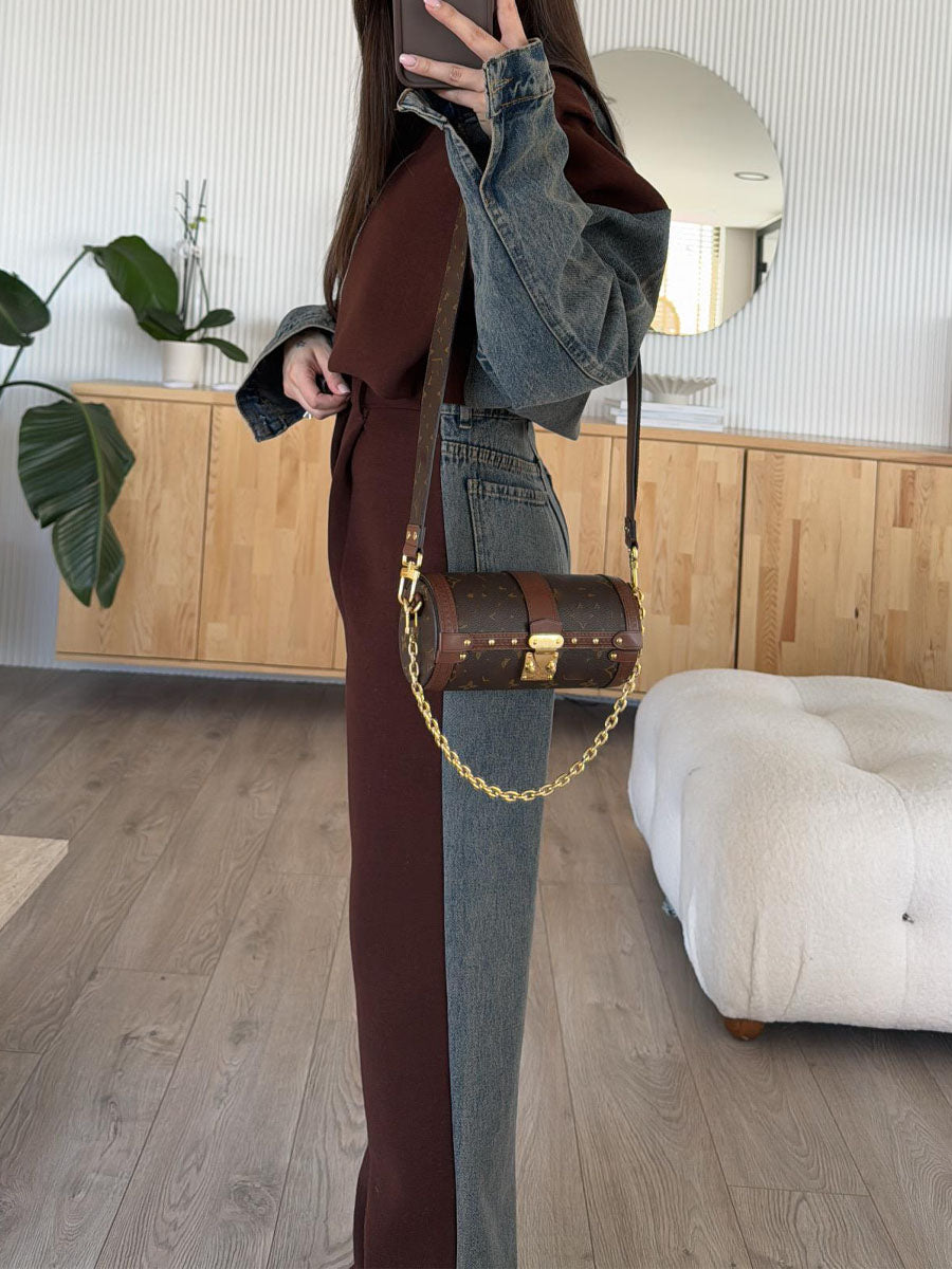 Denim Patchwork Two Pieces Set(✔️Free Shipping)