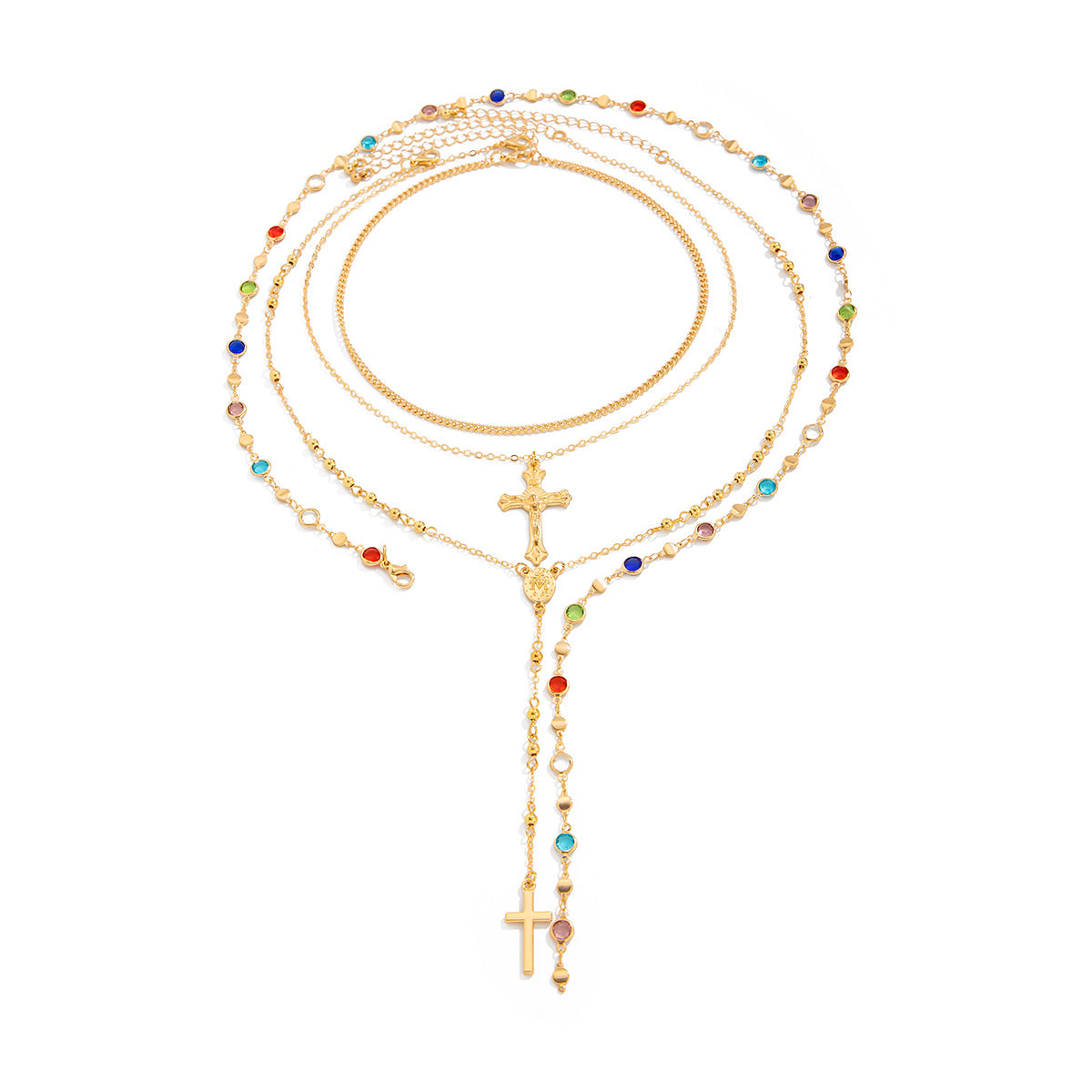 Diamond Cross Pendant Necklace