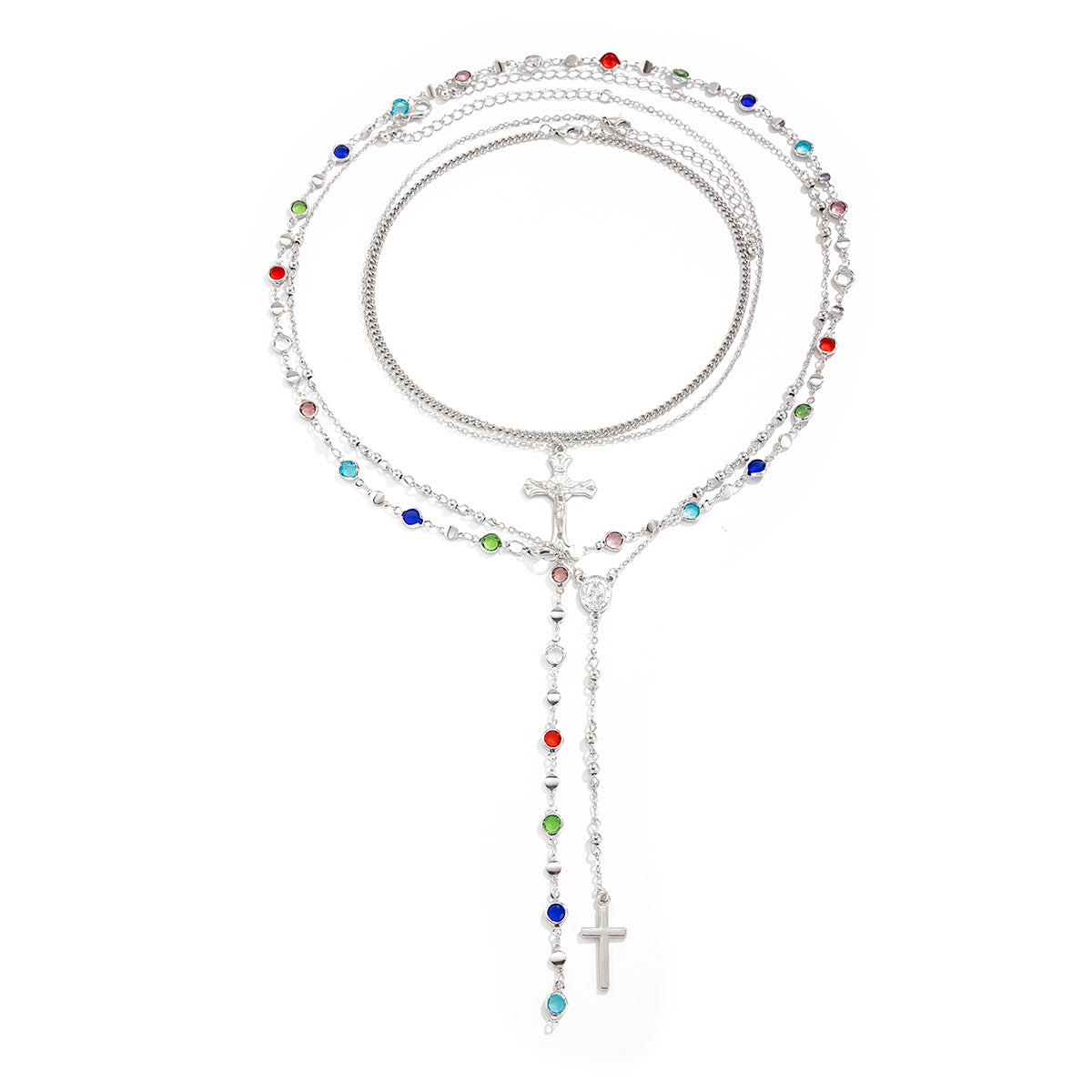 Diamond Cross Pendant Necklace