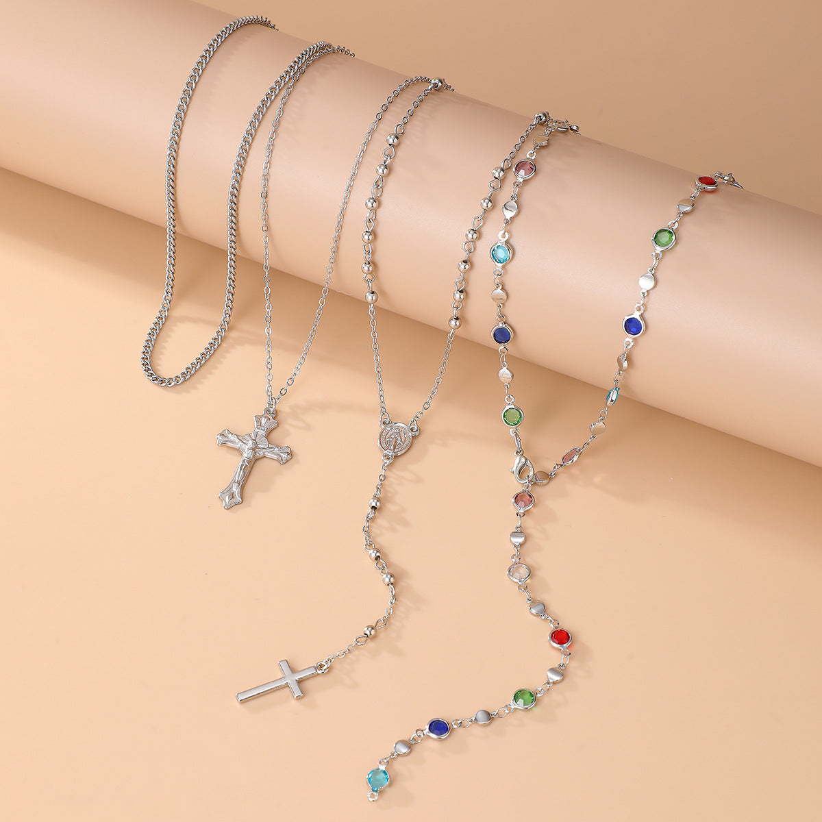 Diamond Cross Pendant Necklace