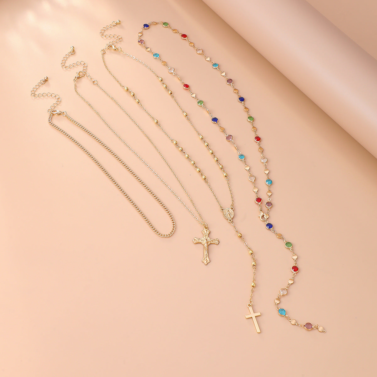 Diamond Cross Pendant Necklace