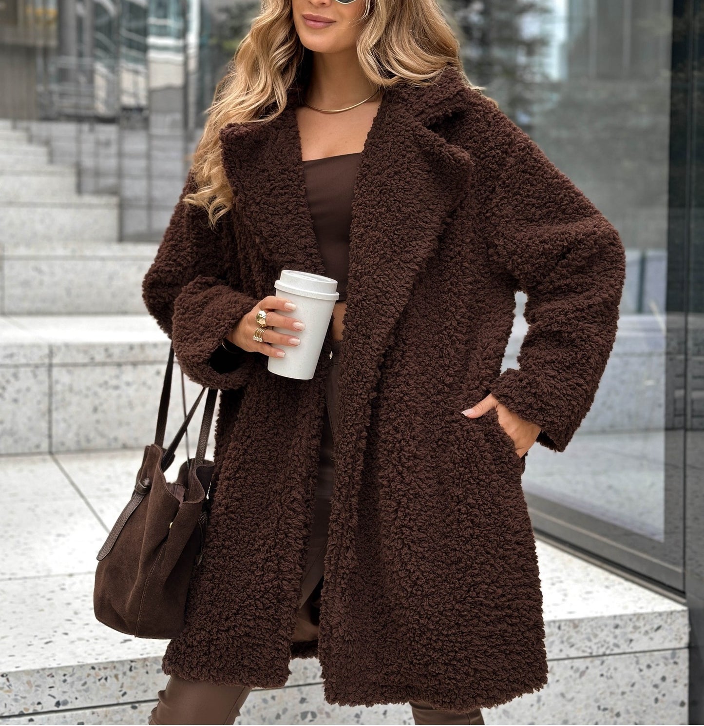 Long Plush Coat