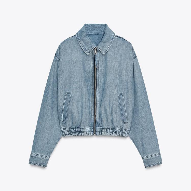 Denim Bomber Jacket
