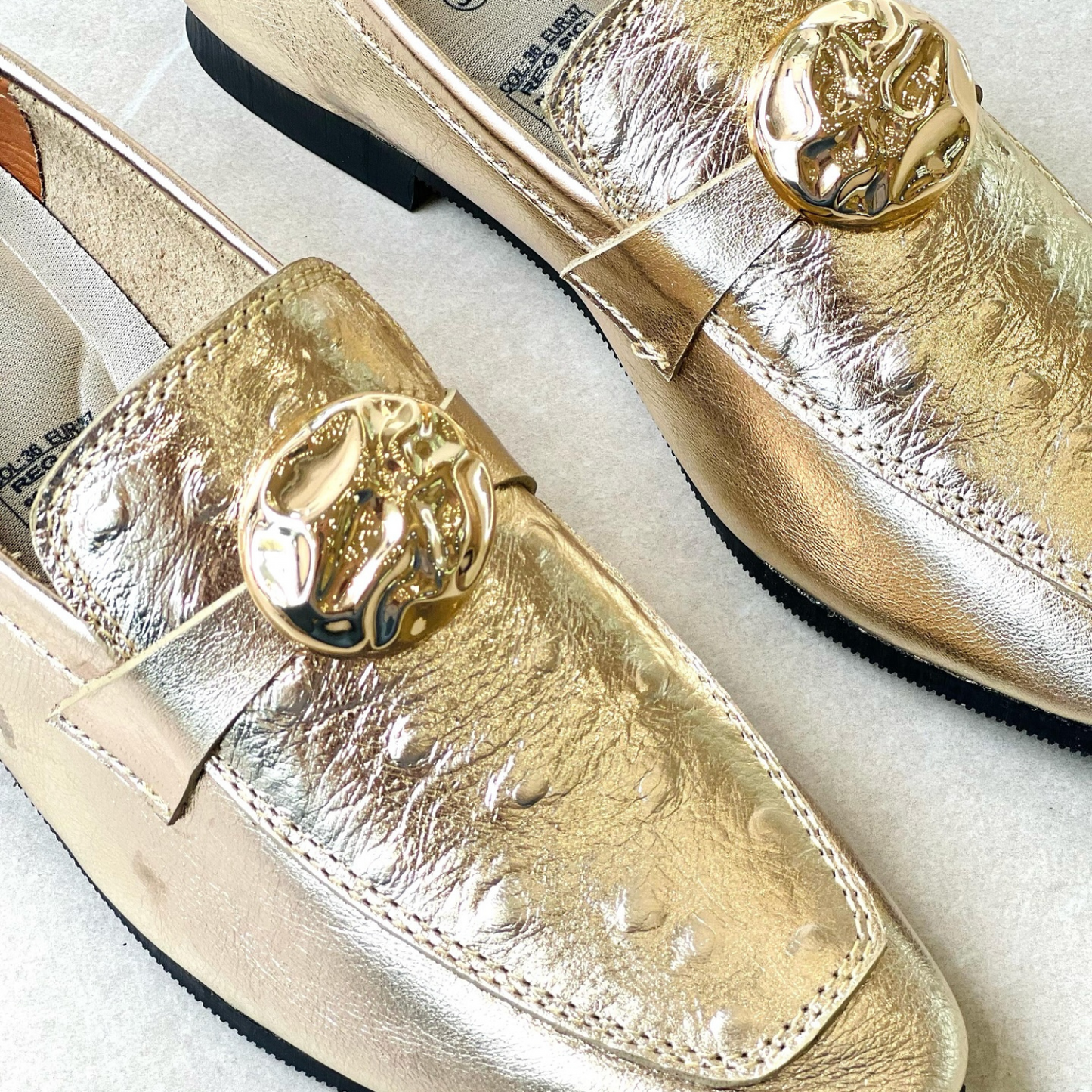Women's Lucca Metal Buckle Loafers