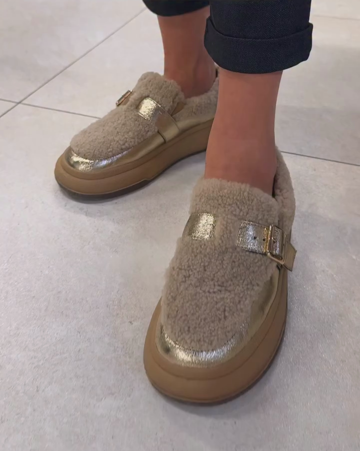 Plush Warm Birkenstocks