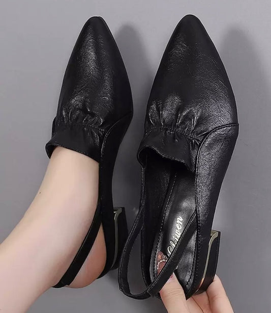 Pointed Toe Pleated Professional Dress Shoes