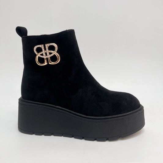 Women's Classic Suede Platform Boots