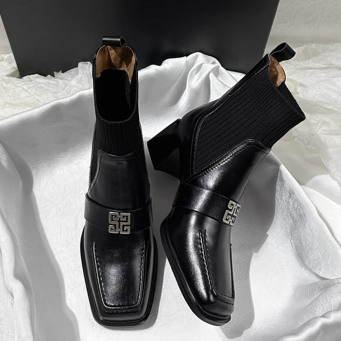 High-End Stretch Fashion Sock Martin Boots