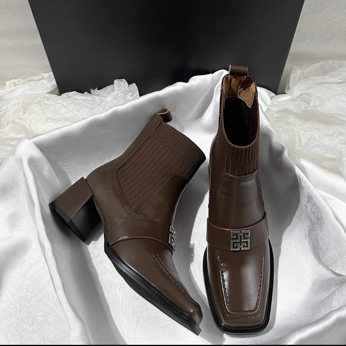 High-End Stretch Fashion Sock Martin Boots