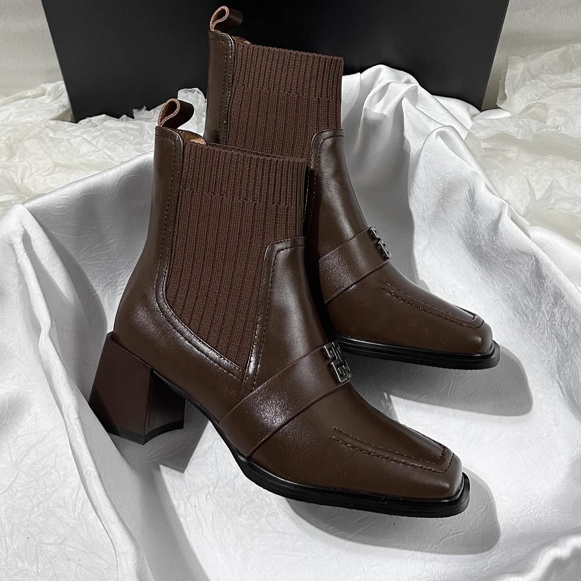 High-End Stretch Fashion Sock Martin Boots
