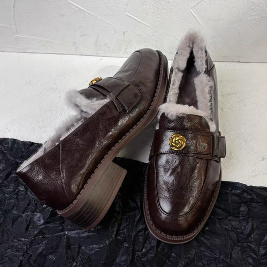 Plush Warm Loafers