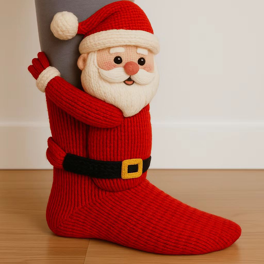 3D Knitted Animal Socks