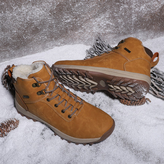 Warm Fleece-lined Outdoor Snow Boots