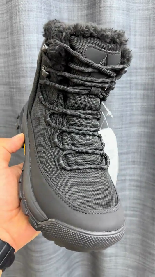 Winter Fleece-lined Waterproof Snow Boots