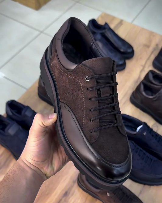 Retro-style Casual Leather Shoes