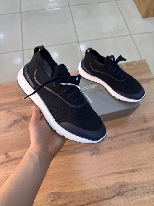 Brune Knit Soft-Soled Sneakers