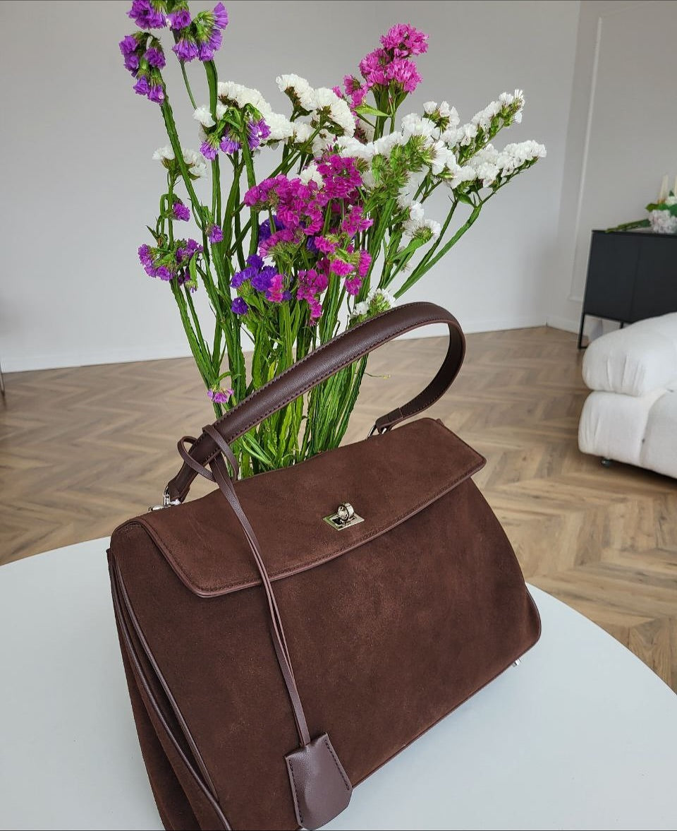 Chic Suede Underarm Bag