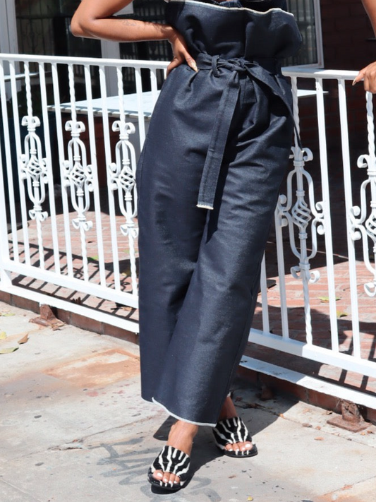 James Paperbag Fashion Jeans