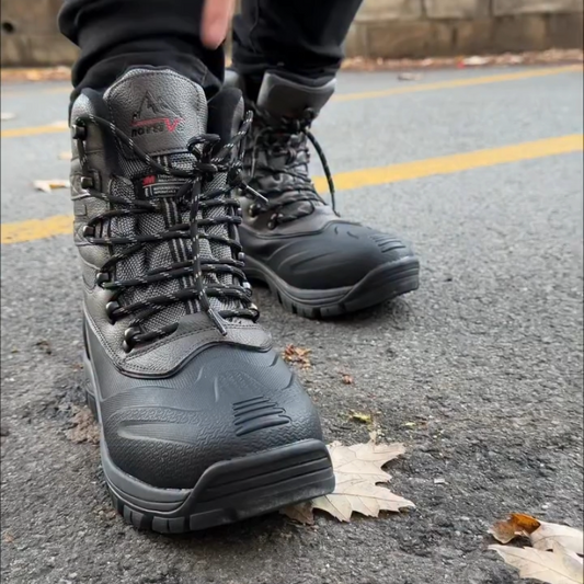 Men's Waterproof Lace-Up Ankle Boots