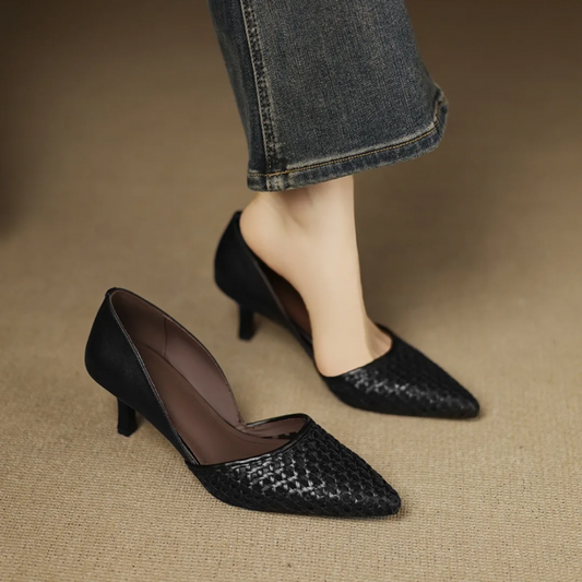 Vintage Genuine Leather Pumps