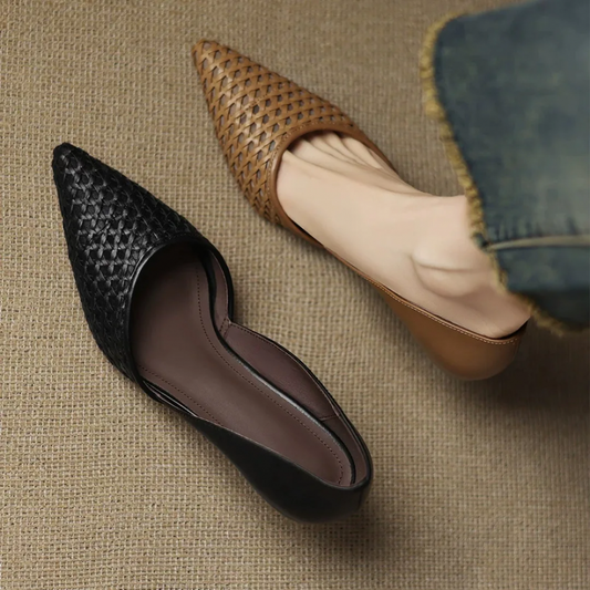 Vintage Genuine Leather Pumps