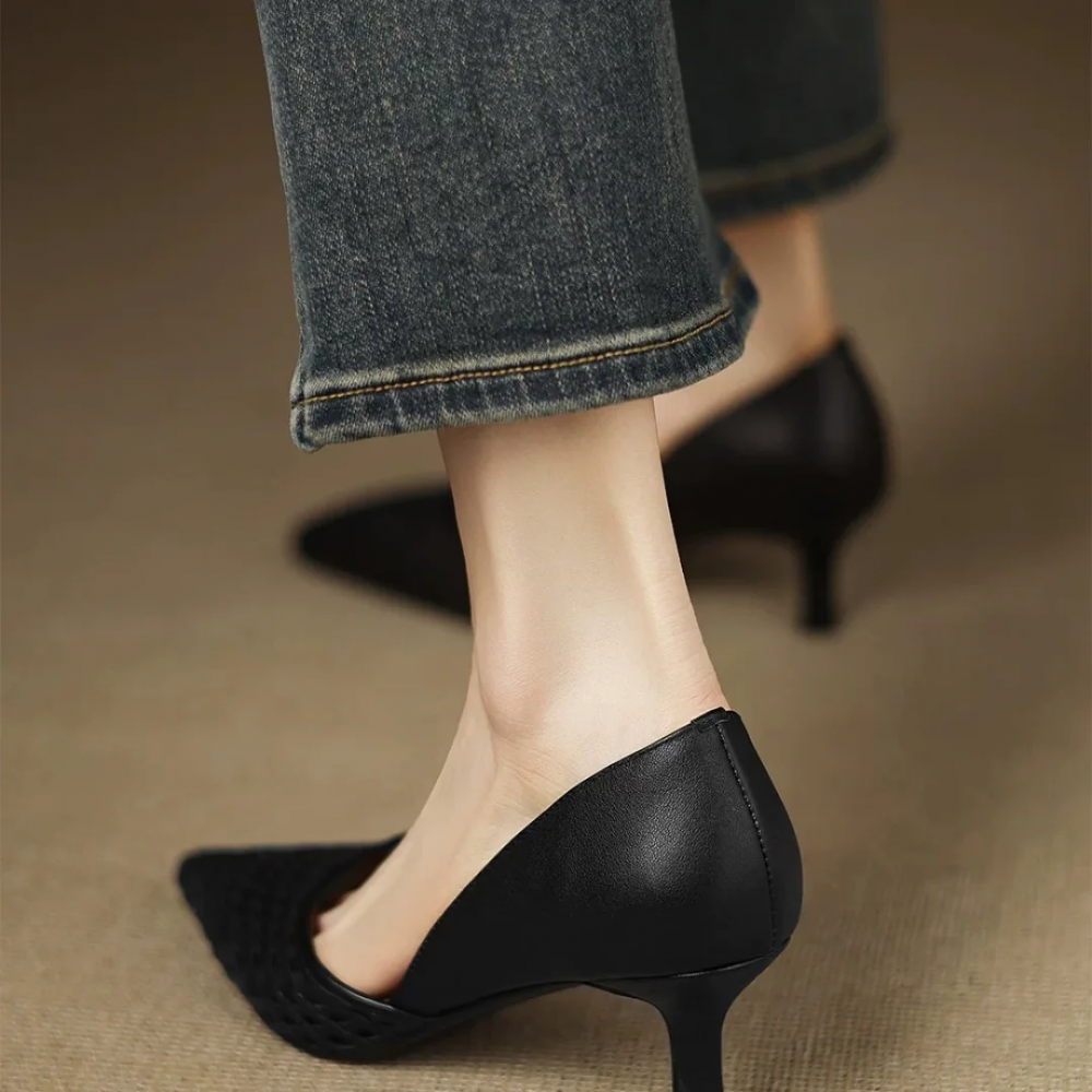 Vintage Genuine Leather Pumps