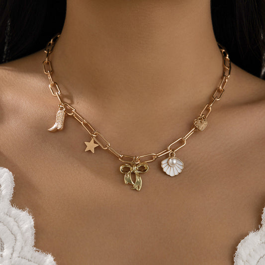 Bow Shell Necklace