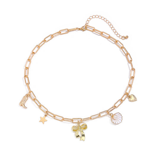 Bow Shell Necklace