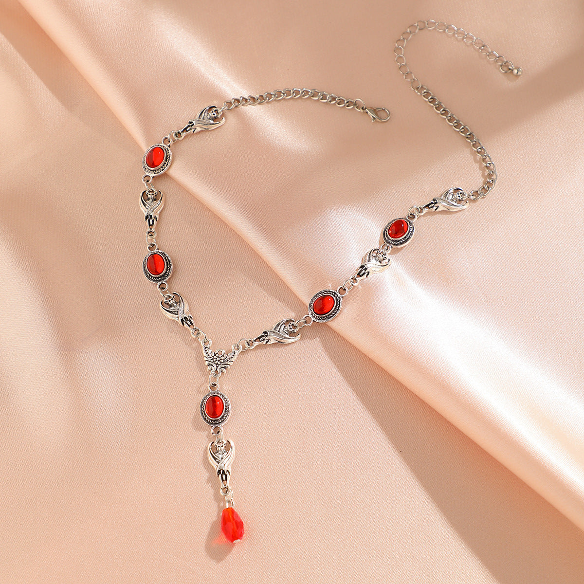 Halloween Blood Ruby Necklace