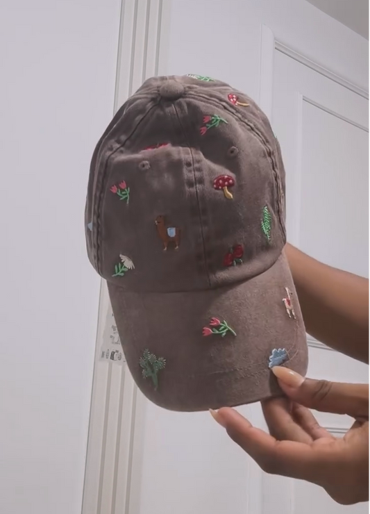 Fun Embroidered Baseball Cap