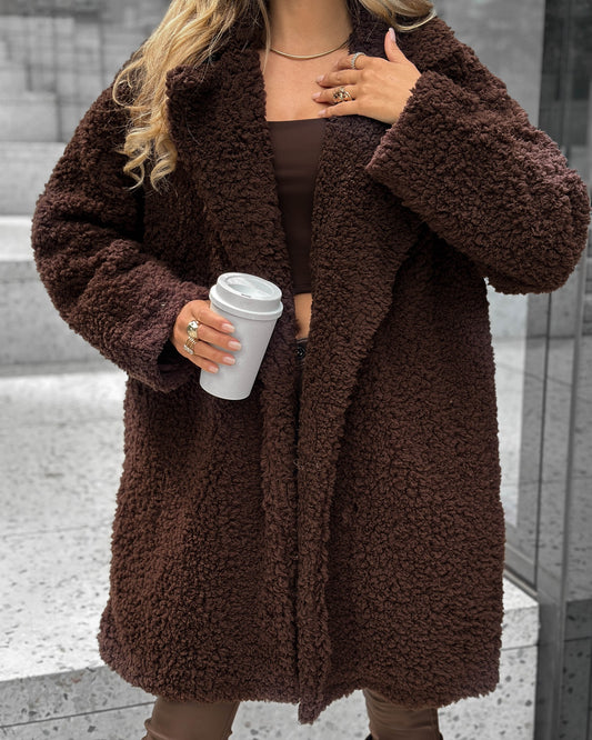Long Plush Coat