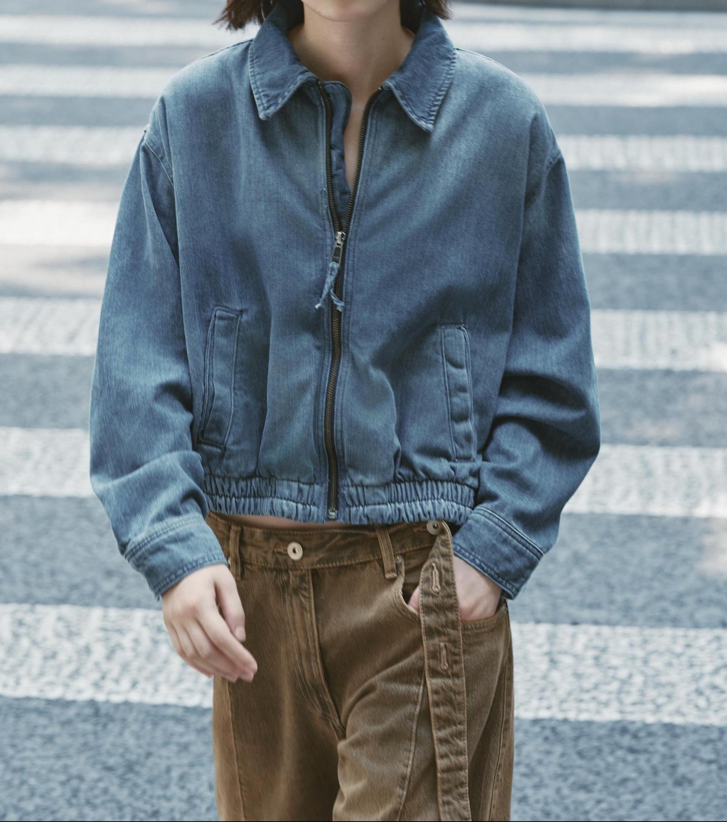 Denim Bomber Jacket