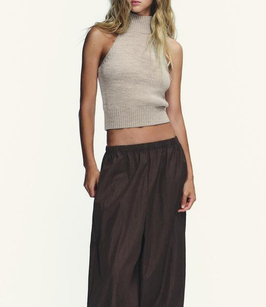 Halter Knit Top