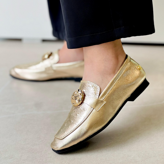 Women's Lucca Metal Buckle Loafers