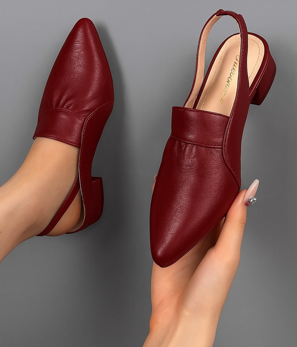 Pointed Toe Pleated Professional Dress Shoes