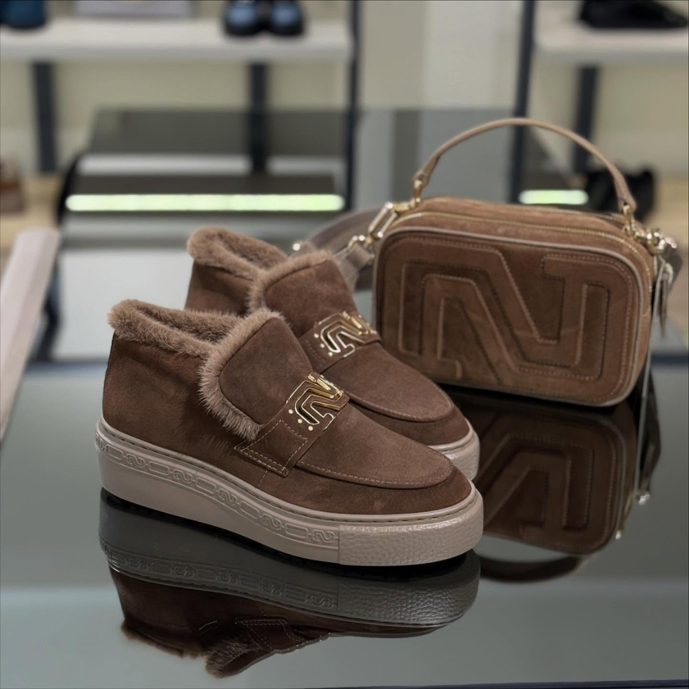 Fleece-Lined Cotton Padded Winter Shoes