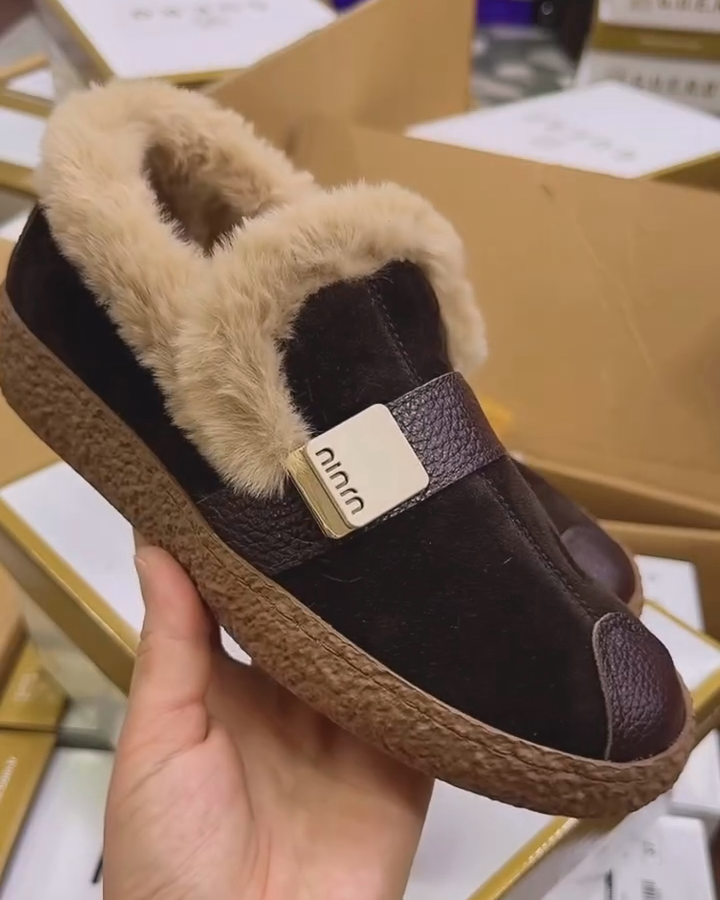 Heavyweight Fleece-Lined Winter Shoes For Women
