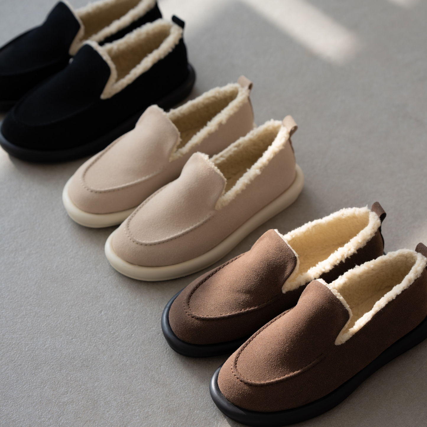 Women's Plush Suede Inside Shoes