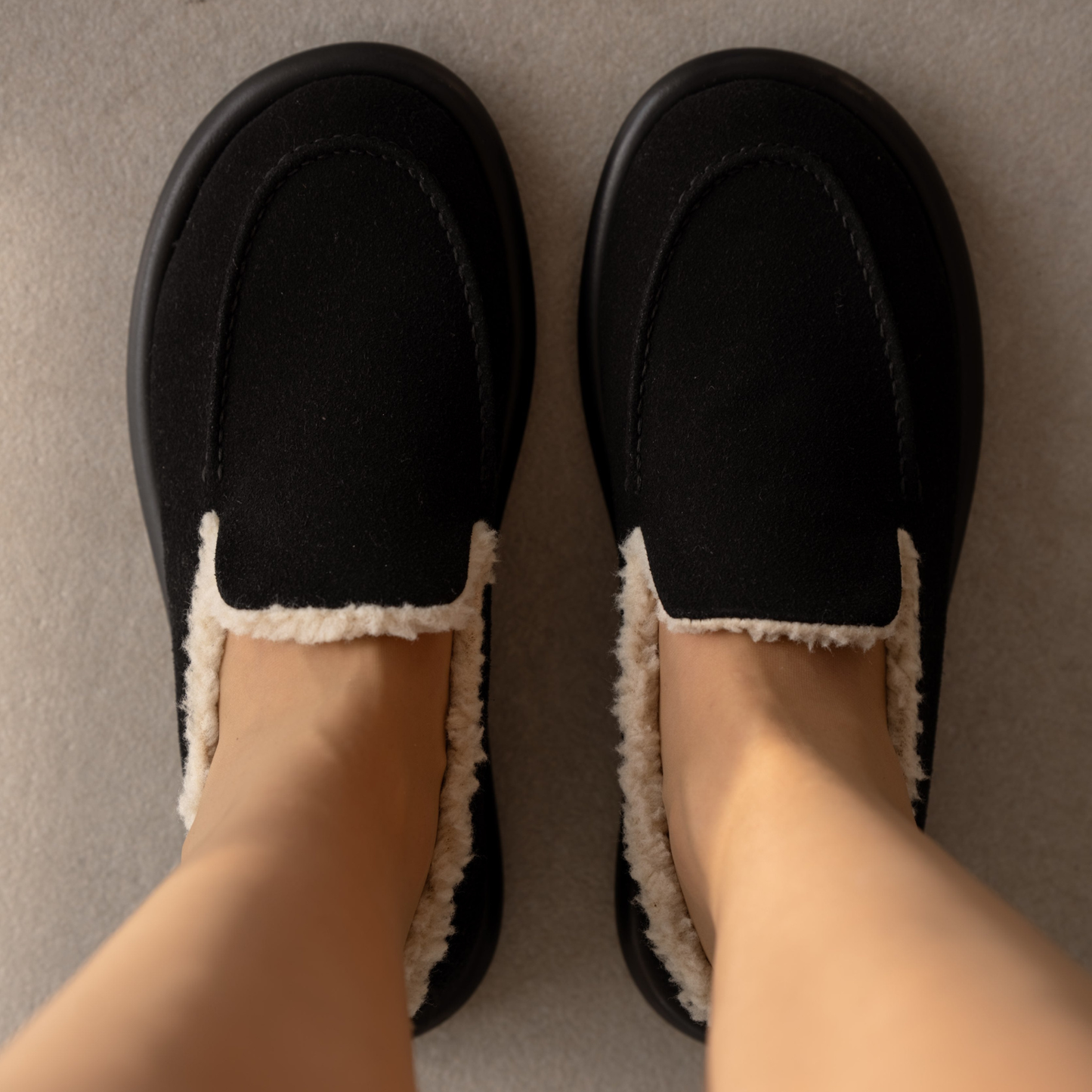 Women's Plush Suede Inside Shoes