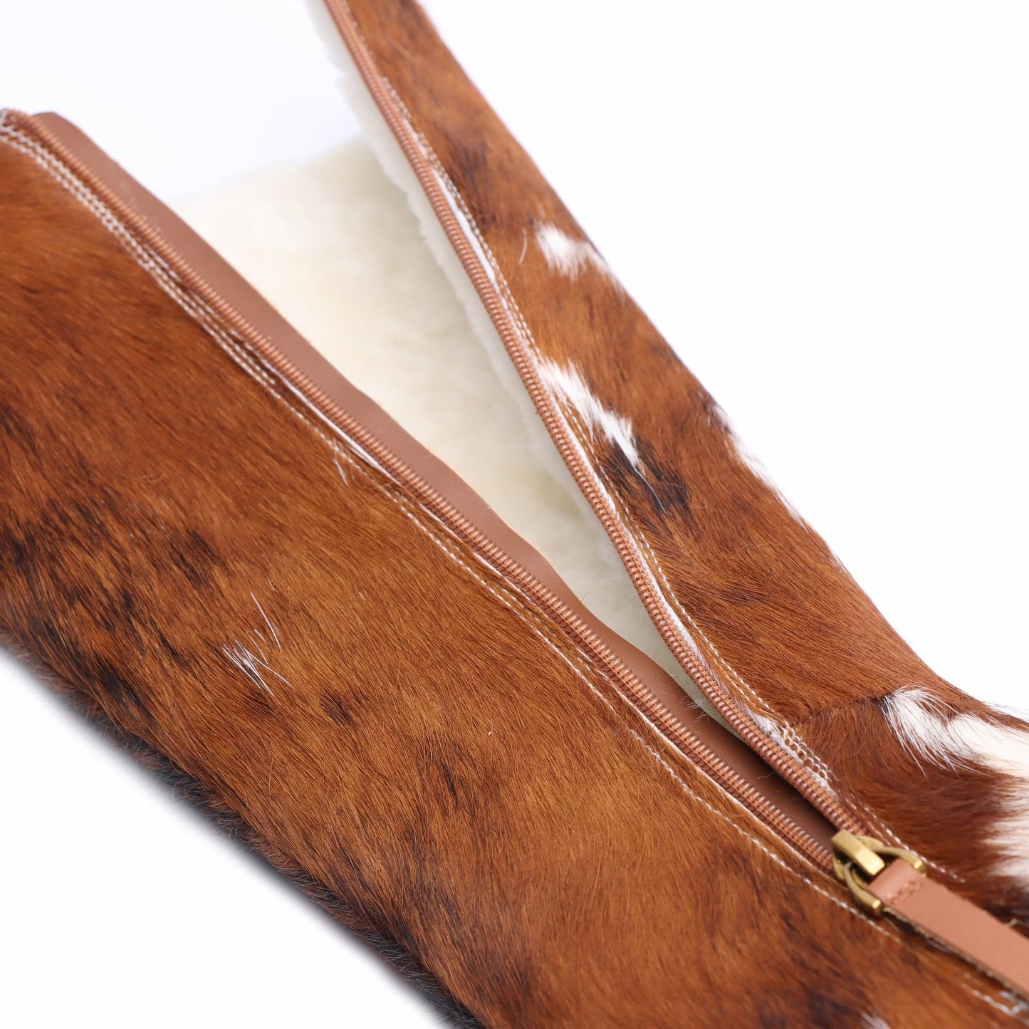 Luxury Calf Hair Women’s Knee-High Boots