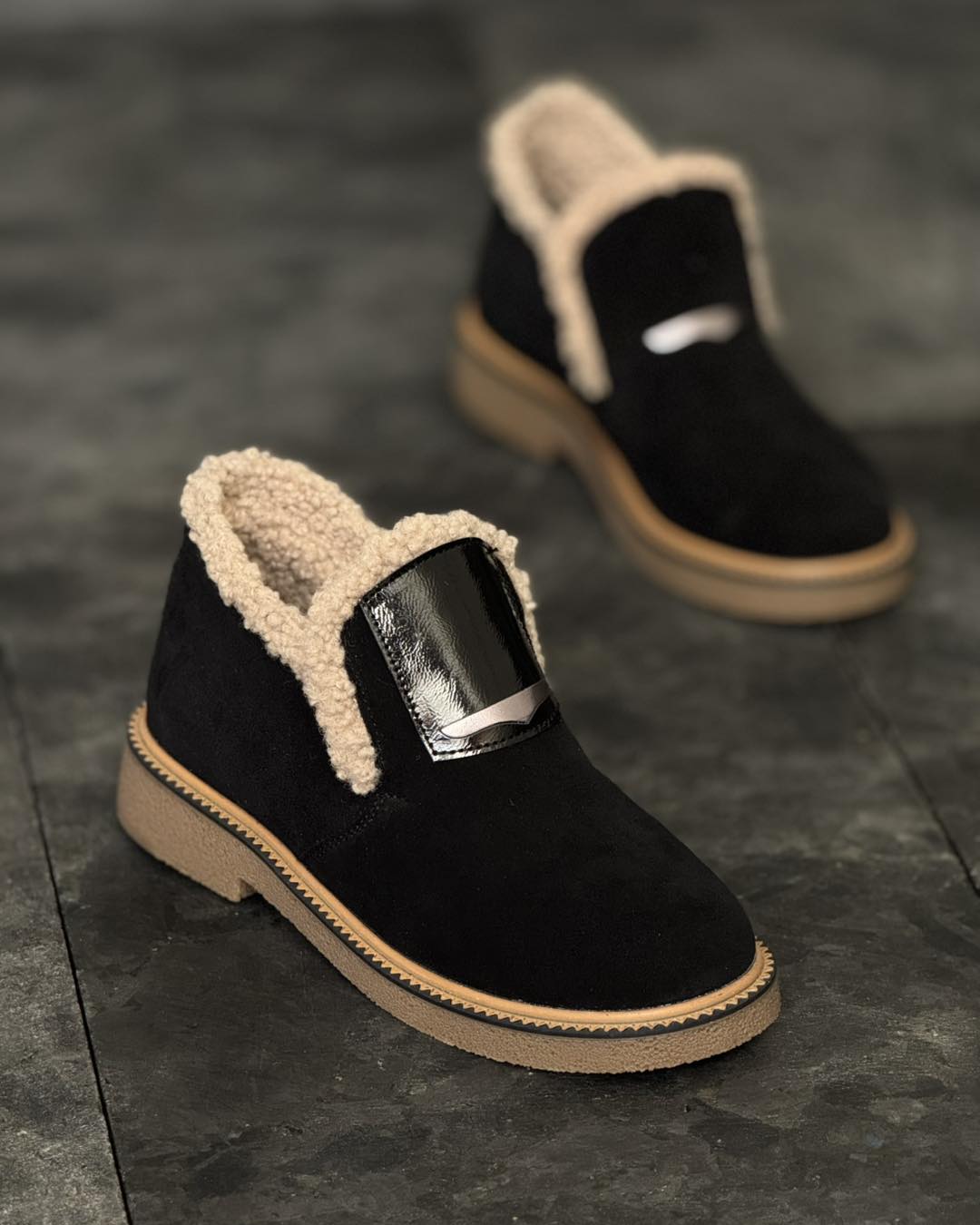Thermal Fleece-Lined Loafers