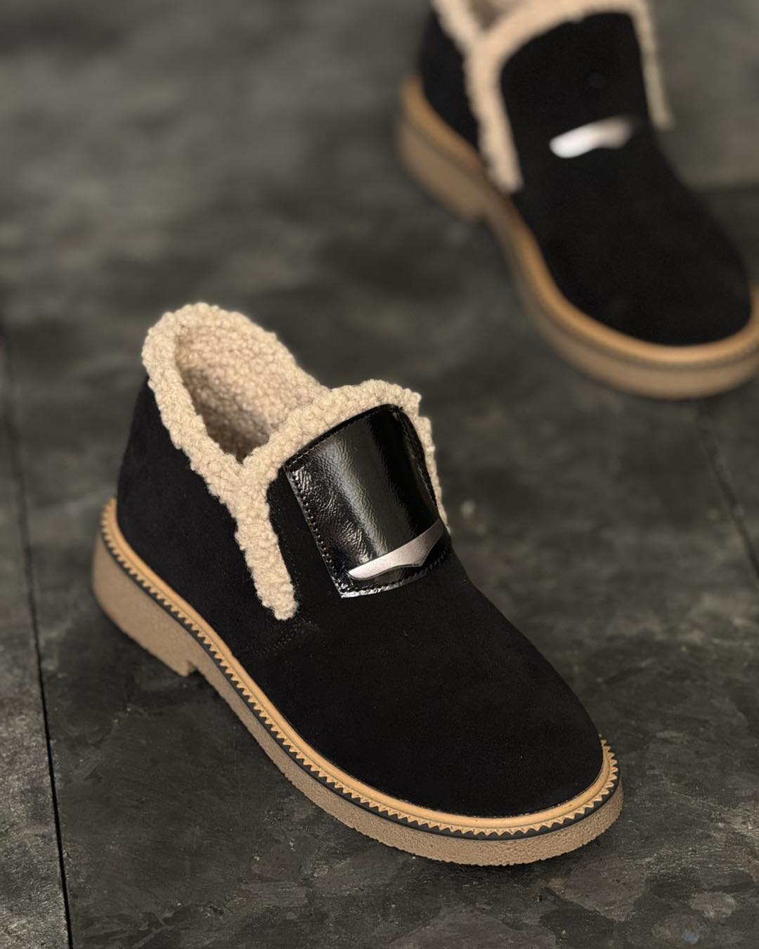 Thermal Fleece-Lined Loafers