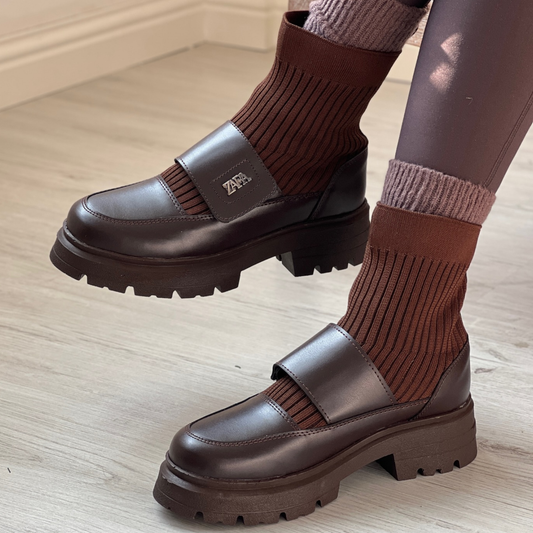 Platform Martin Stretch Sock Boots
