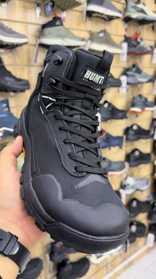 Men's Lightweight Leather Waterproof Work Boots