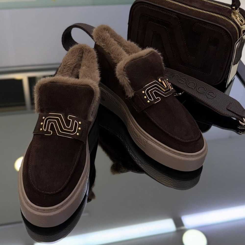 Fleece-Lined Cotton Padded Winter Shoes