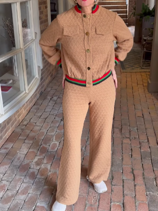 Knitted Jacket Autumn and Winter Suit