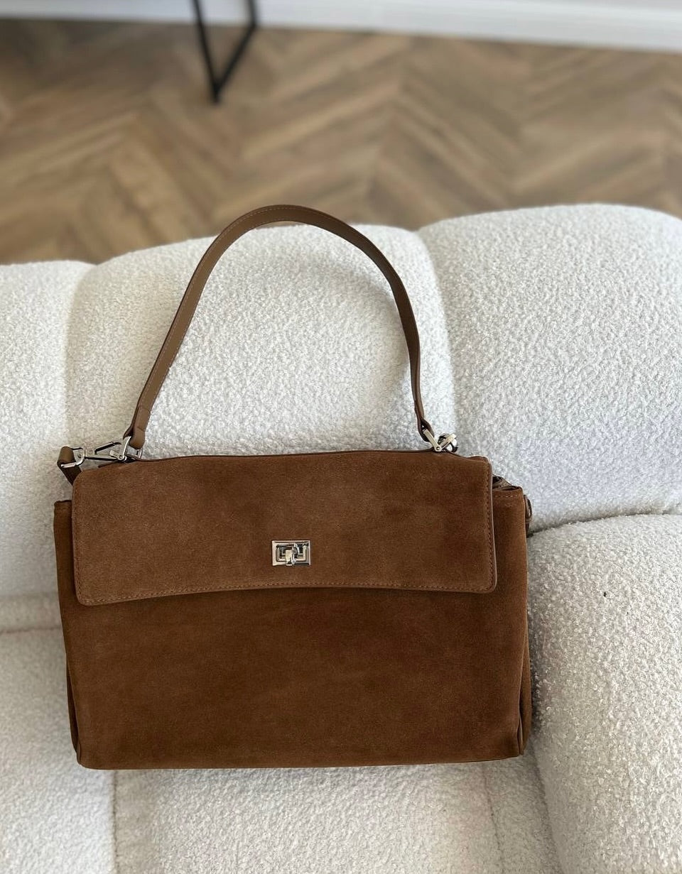 Chic Suede Underarm Bag