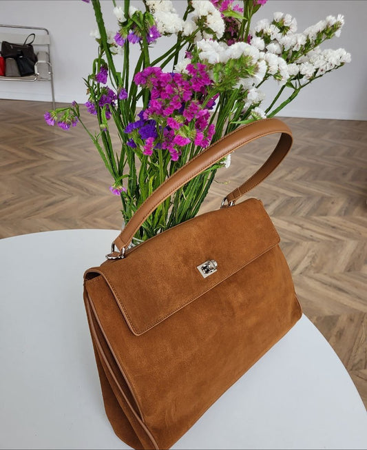 Chic Suede Underarm Bag